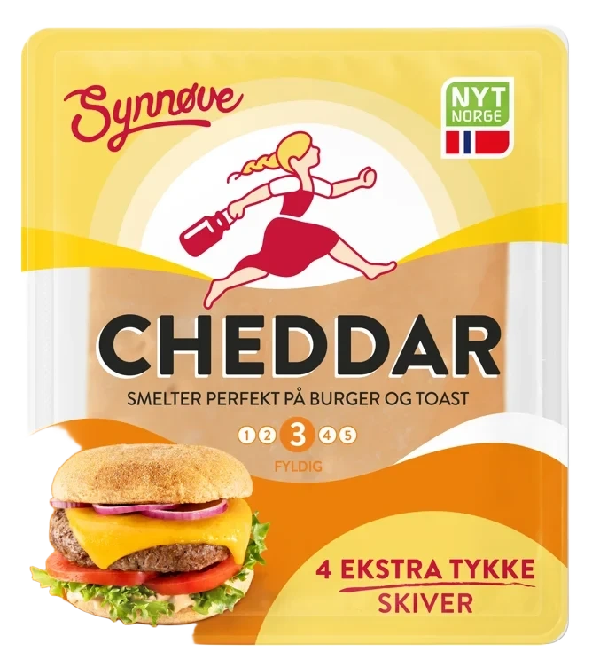 Cheddar skivet  100g