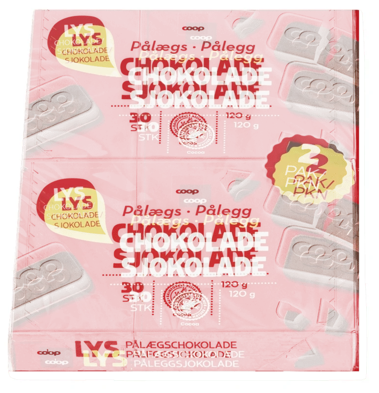 Chocolate Slices, Milk 2x120g