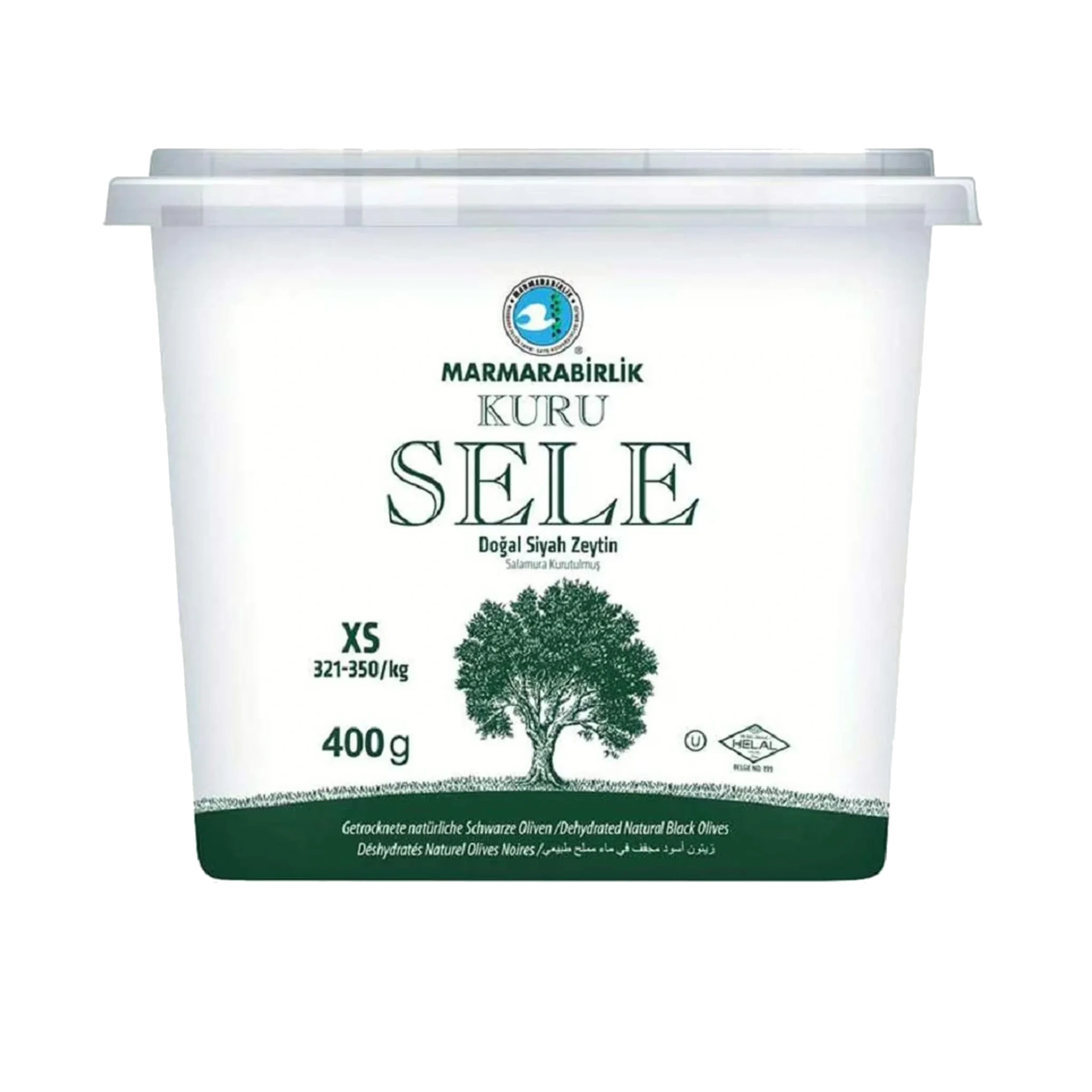 MB Kuru Sele Hvite Oliven XS 400g