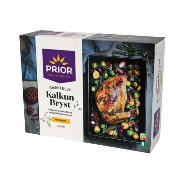 Marinert Kalkunbryst, ca 1,6kg - fryst