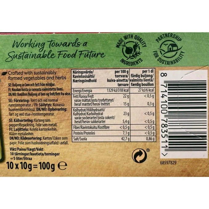 Köttbuljong 10-pack