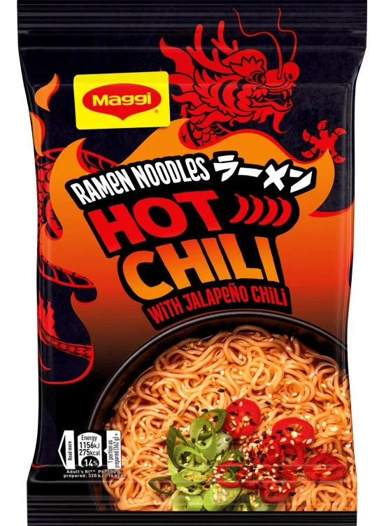 Maggi Ramen Noodles Hot Chili 62g