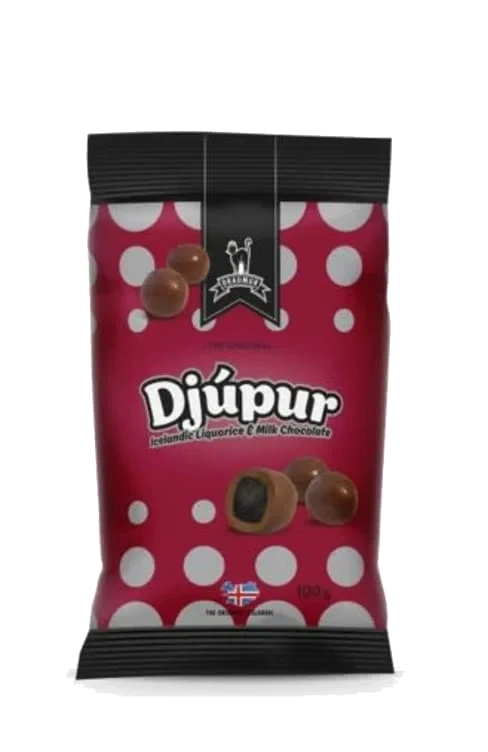 Djupur Lakris&Sjokolade 100g Draumur