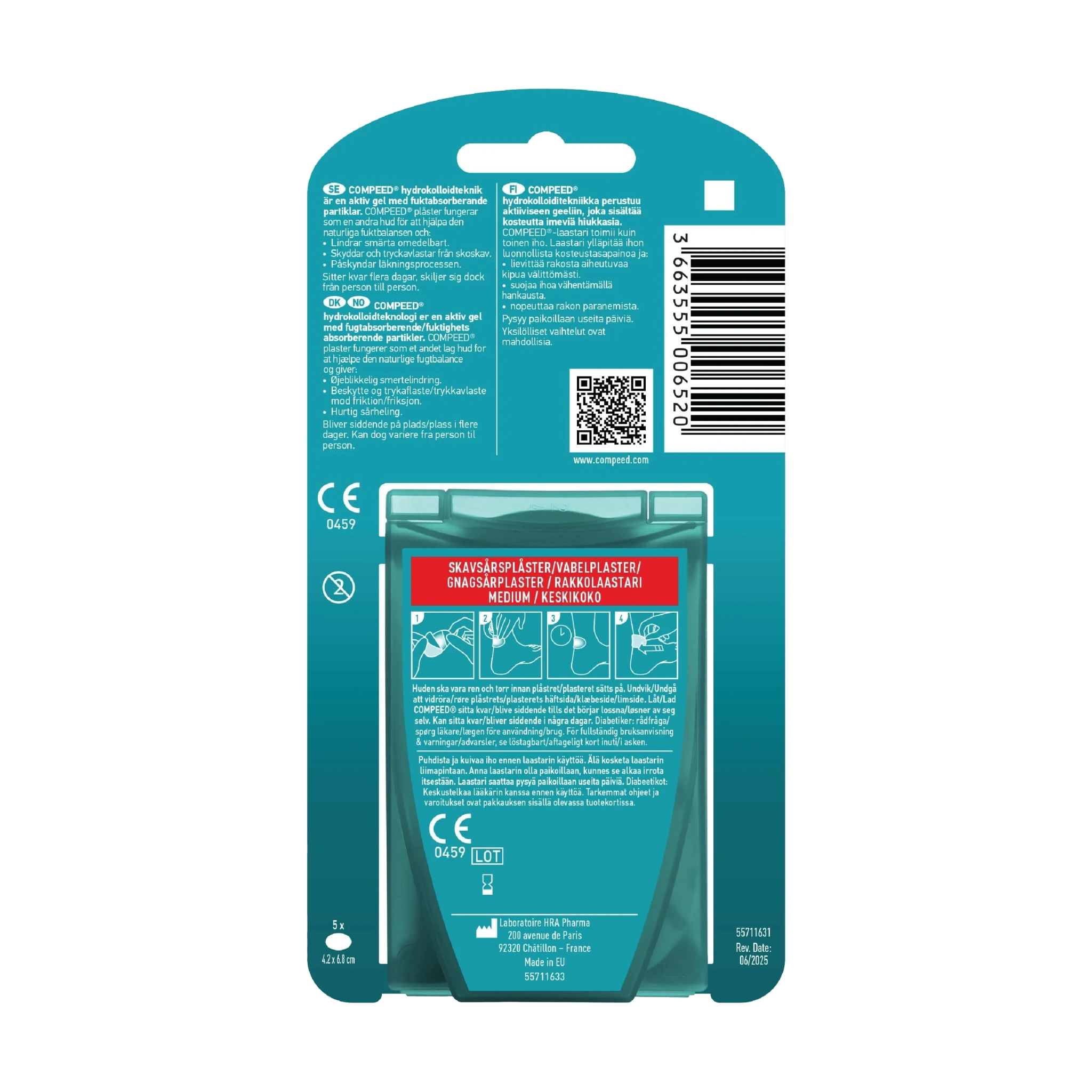Compeed Skavsårsplåster Medium