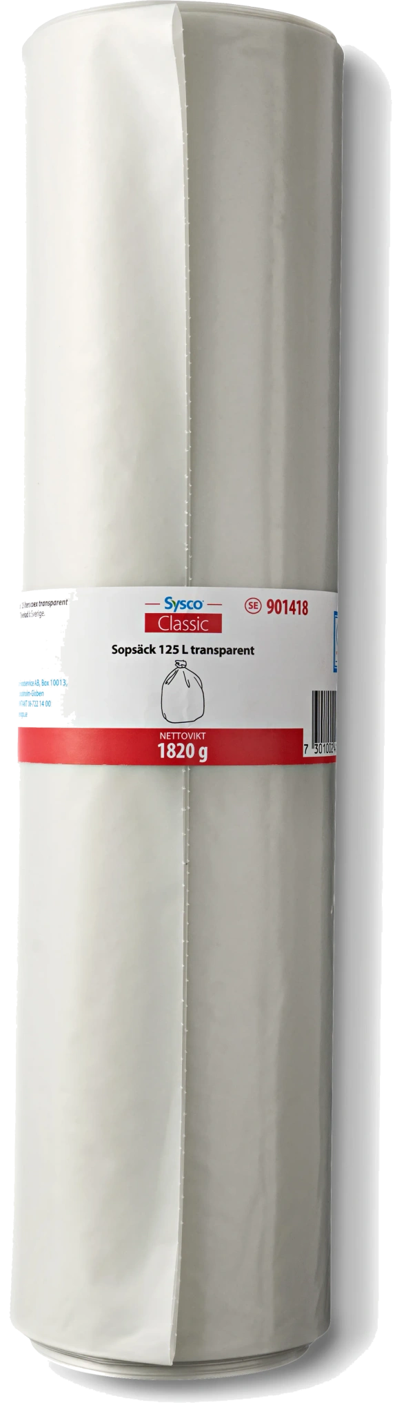 Sopstäck Matavfall Stark 125L klar