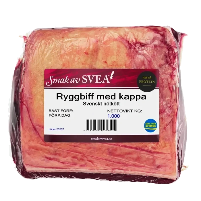 Ryggbiff Färsk med kappa ca 1kg Smak av Svea