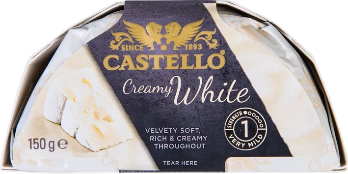 White vitmögelost