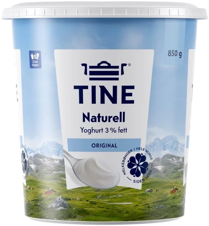Yoghurt Naturell 850g Tine