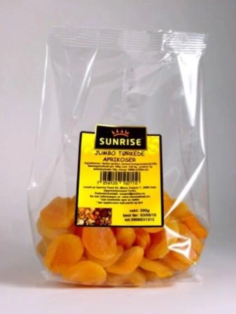 Sunrise Jumbo Tørkede Aprikoser 250g