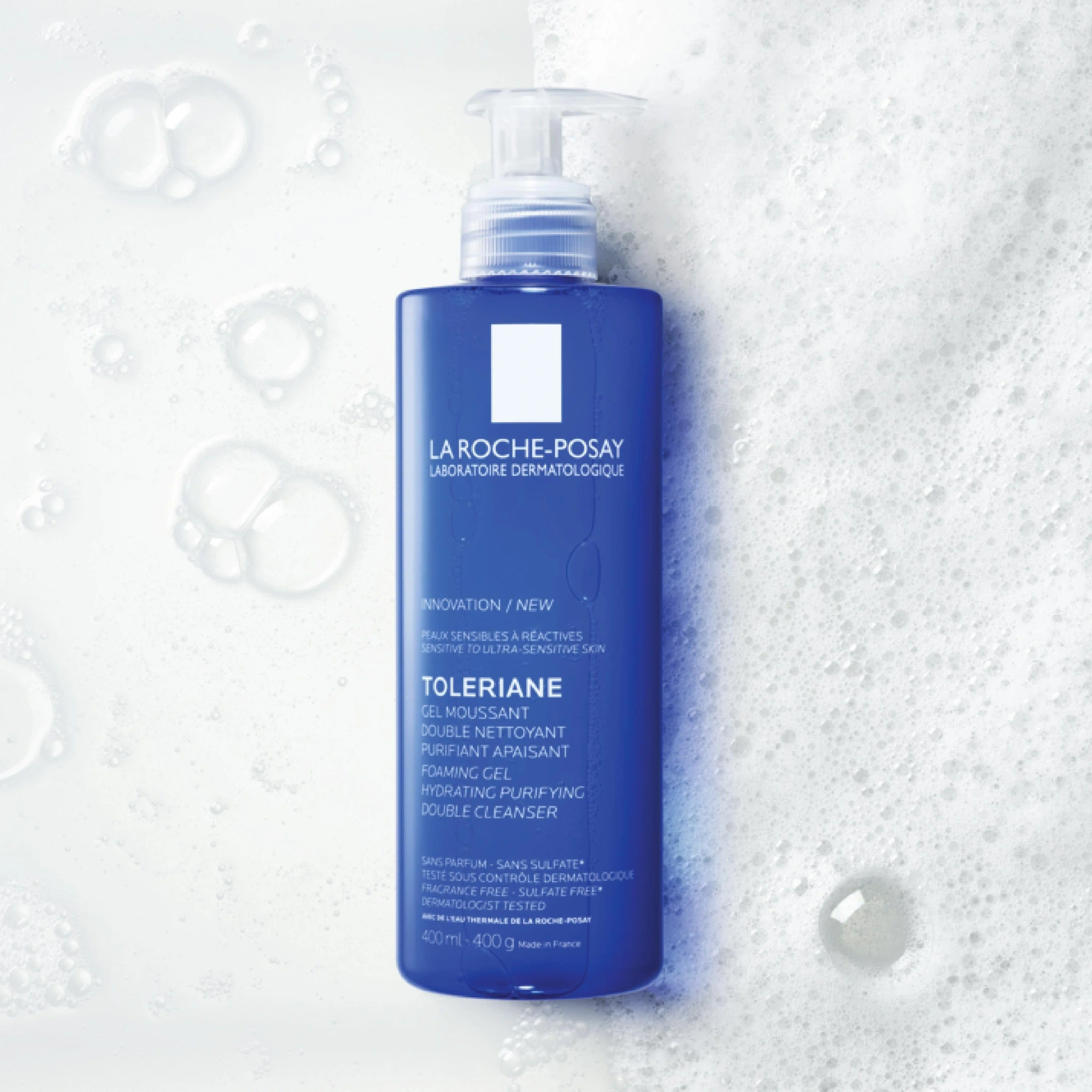 La Roche-Posay Toleriane Foaming Gel Double Cleanser, 400 ml