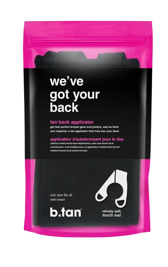 b.tan We've Got Your Back Tan Mitt