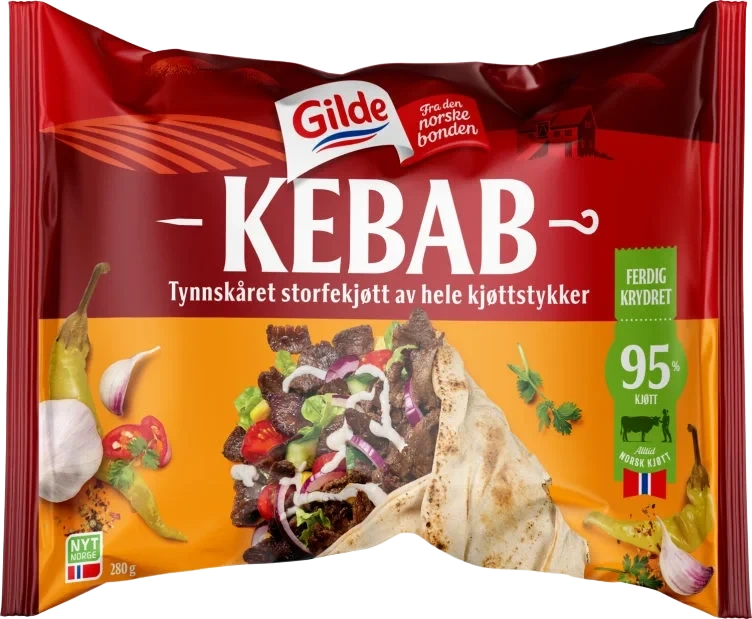 Kebab Av Storfe 280g Gilde
