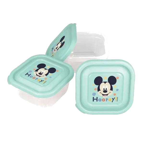 Oppbevaringsbokser 3pk - Mickey