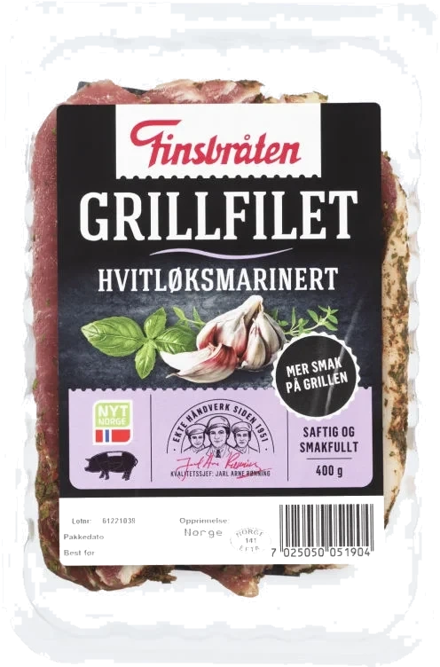 Grillfilet Hvitløksmarinert 400g Finsbråten