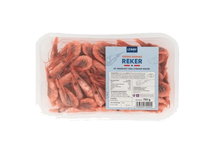 Reker Ferske m/Skall 750g Lyngenfjord