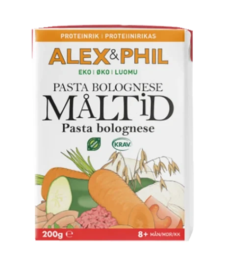 Pasta Bolognese Måltid 8+mnd 200g