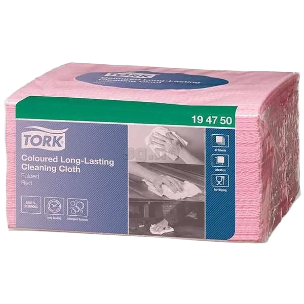 Prem Klut Farge Rød Nonwoven Tork