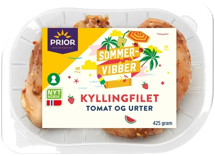 Kyllingfilet Tomat&Urter 425g Spar