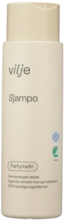 Vilje Sjampo Parfymefri 275ml