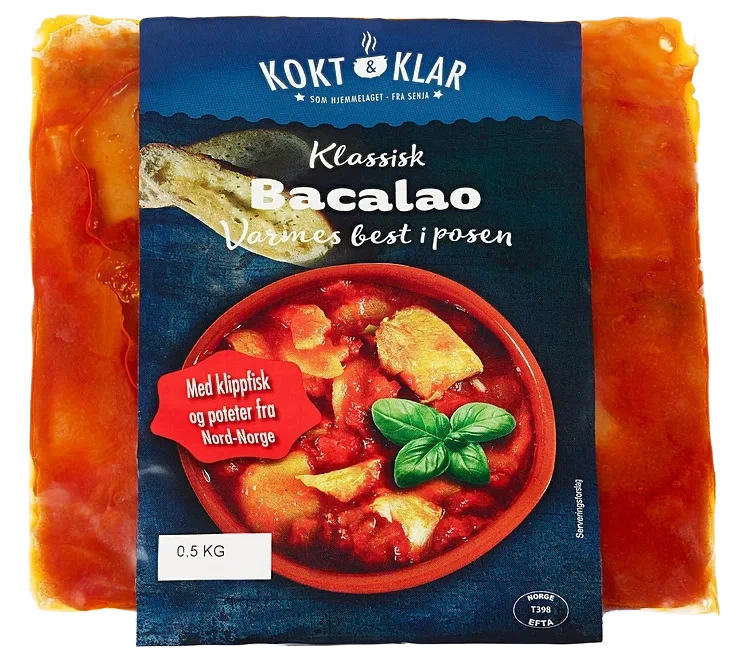 Bacalao kokt og klar  500g