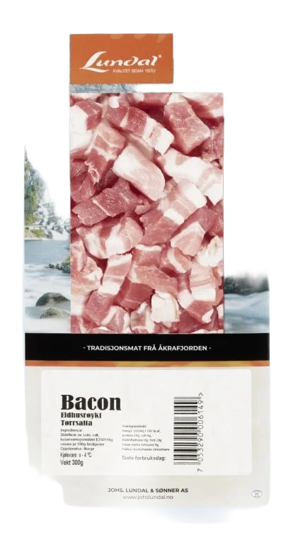Bacon Terna Eldhusrøykt 300g Lundal