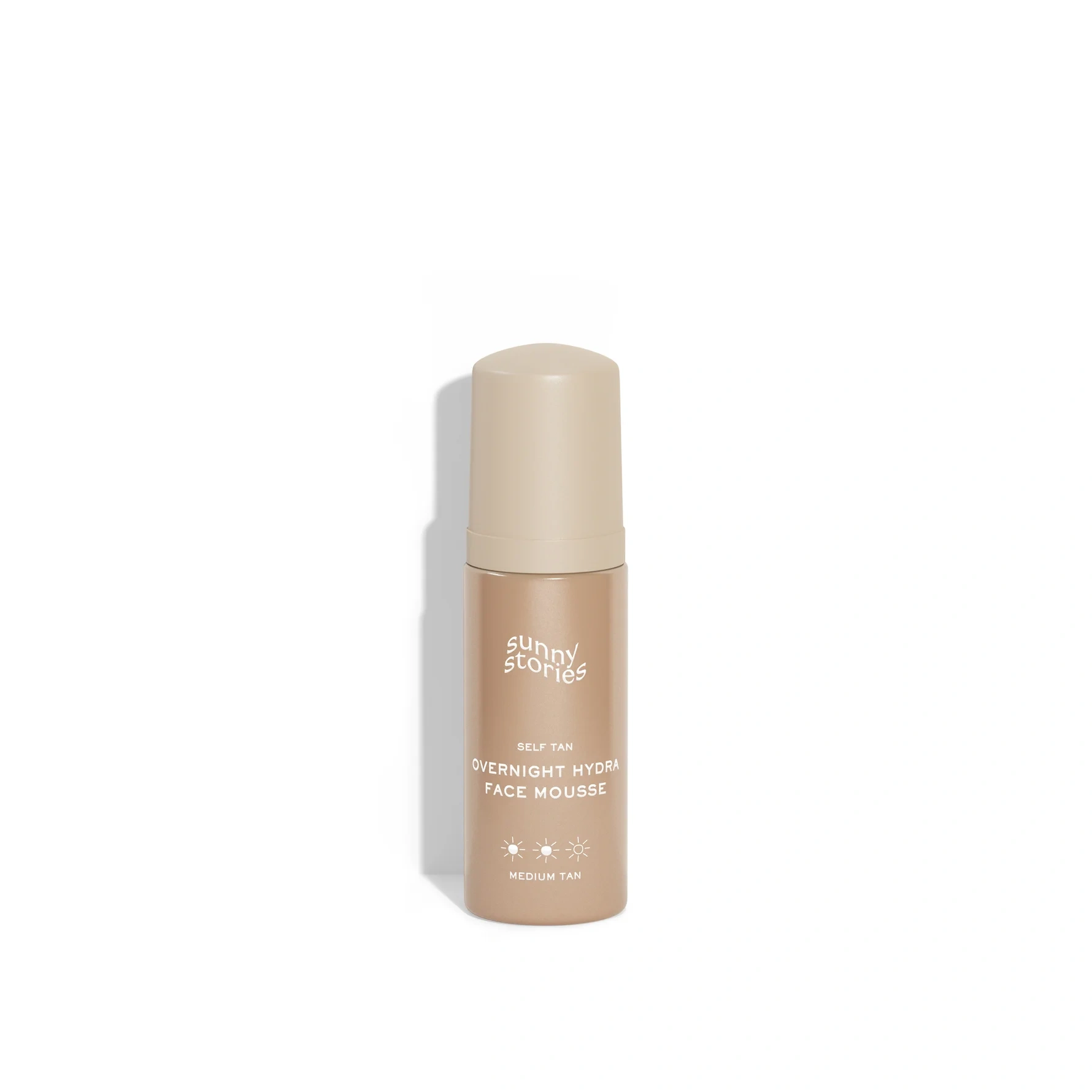 Sunny Stories Self Tan Overnight Hydra Face Mousse Medium Tan 50 ml