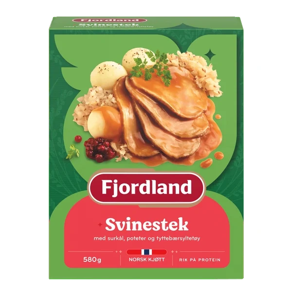 Svinestek m/Surkål 580g Fjordland