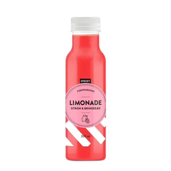 Street Limonade Bringebær 330ml Fl 12stk