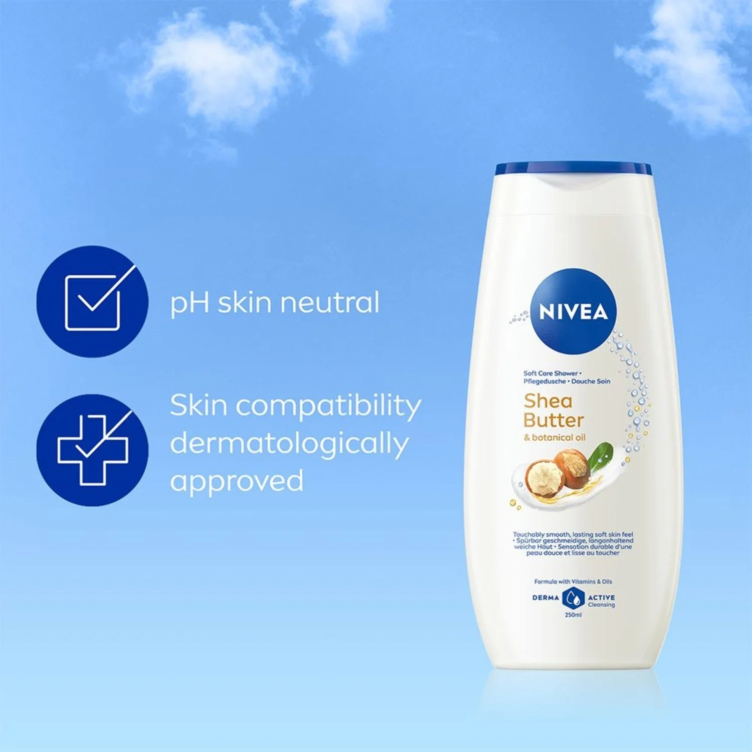 Nivea Shower Creme Shea Butter & Botanical Oil 250ml