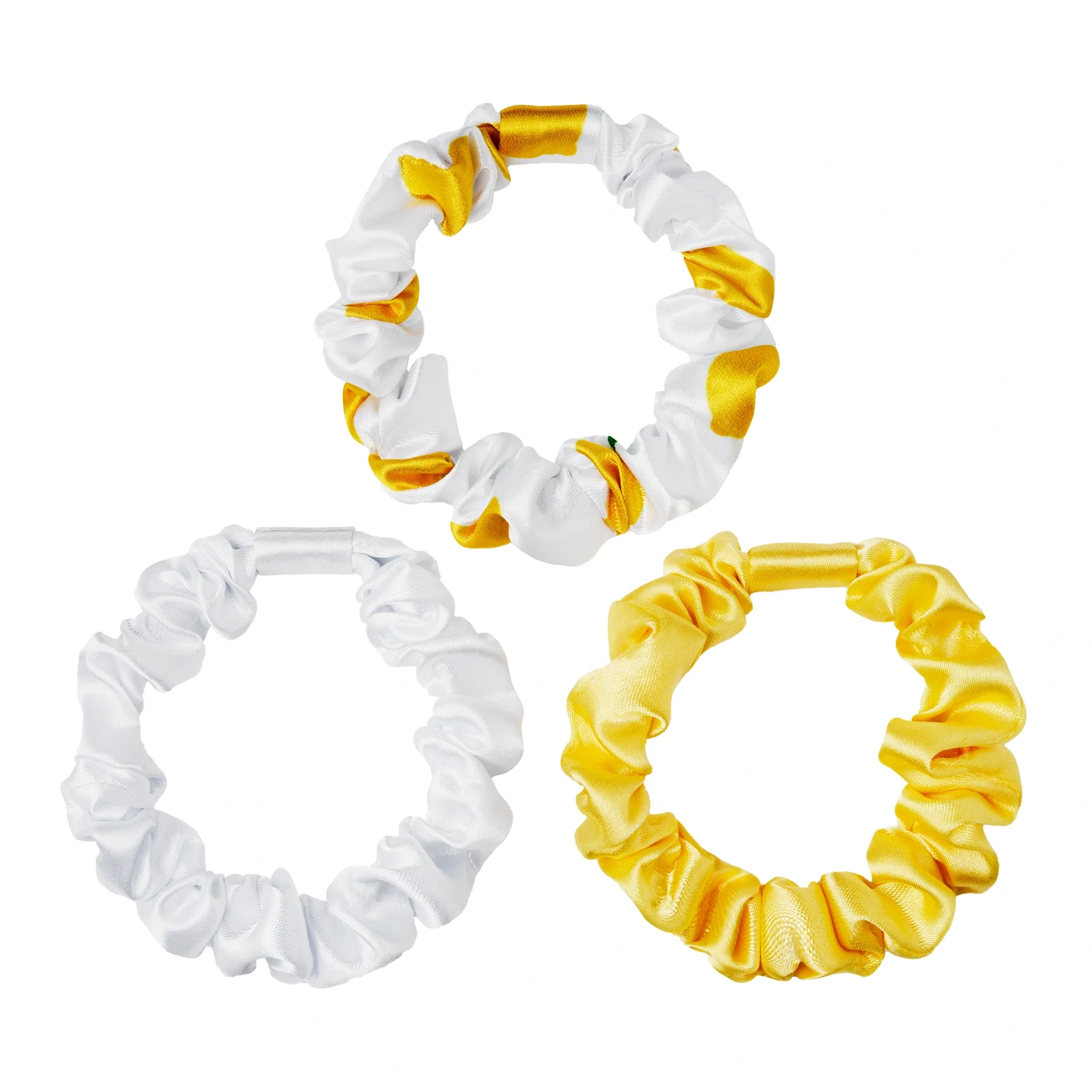 KICKS Beauty Slim Scrunchies 3-pack Lemon 3 pcs