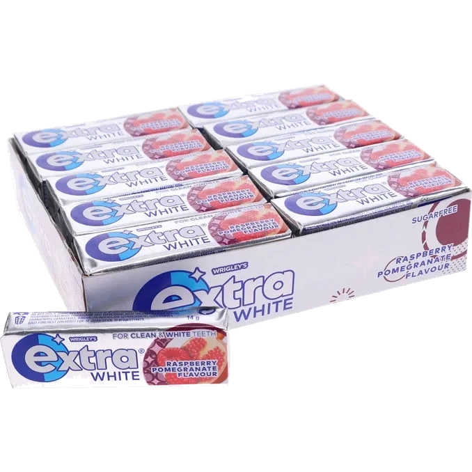 Tuggummi Raspberry Pomegrenade 30-pack