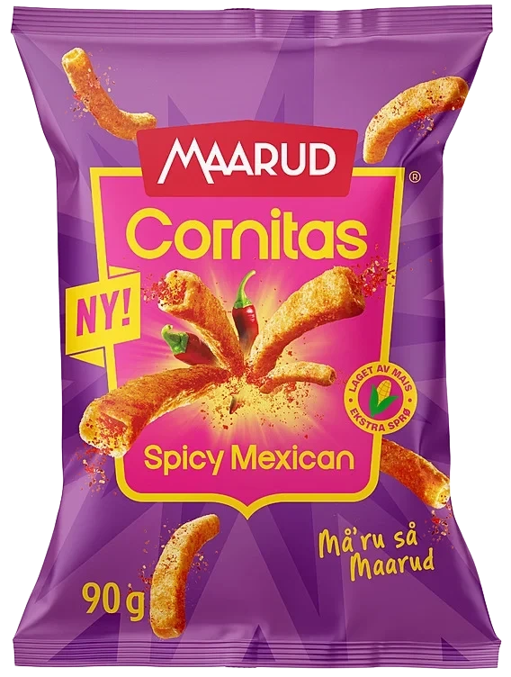 Cornitas Spicy Mexican 90g Maarud