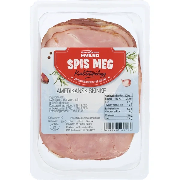 Spis Meg Amerikansk Skinke 500g