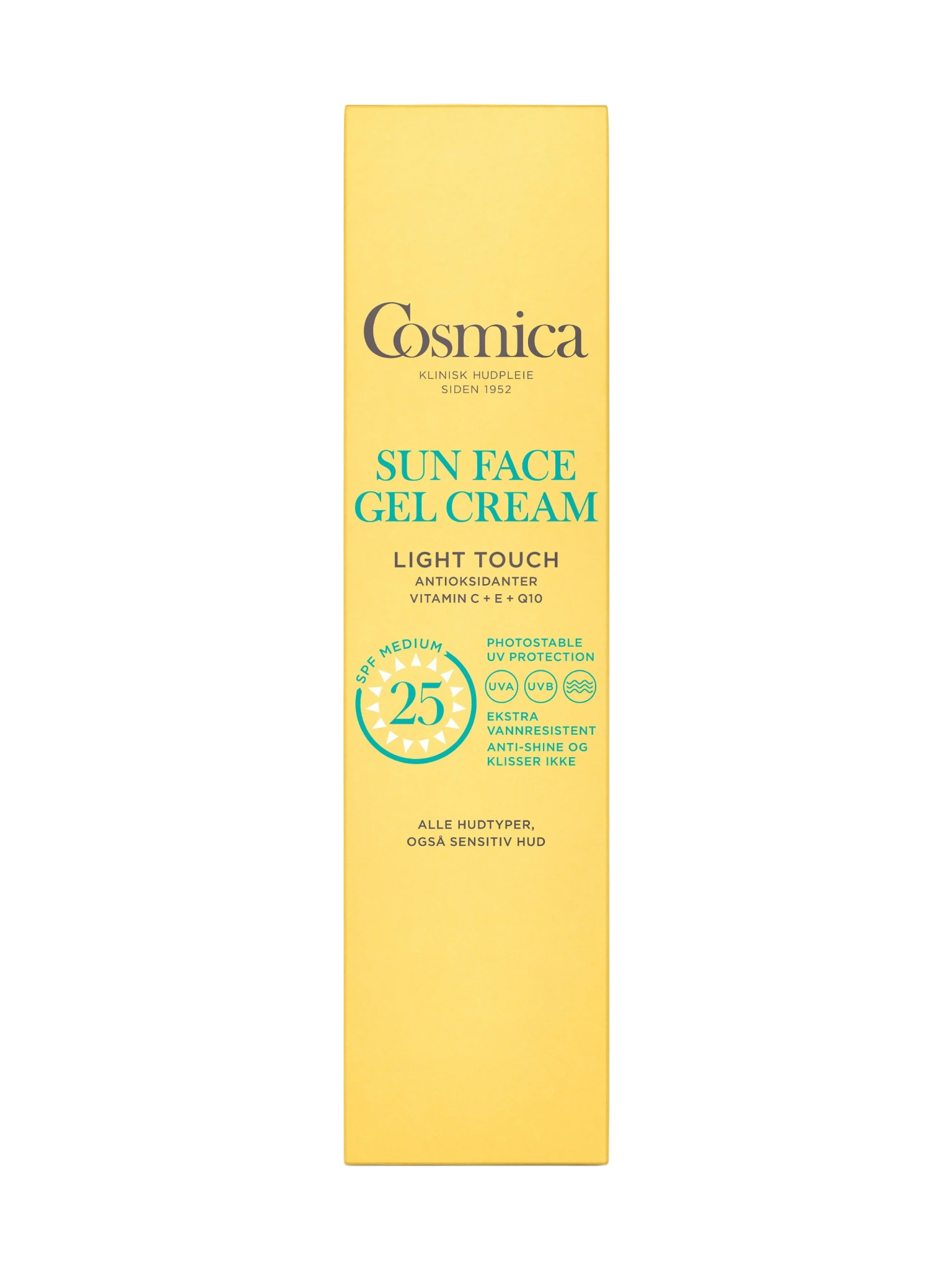 Cosmica Sun Face Gel Cream SPF25, 50 ml