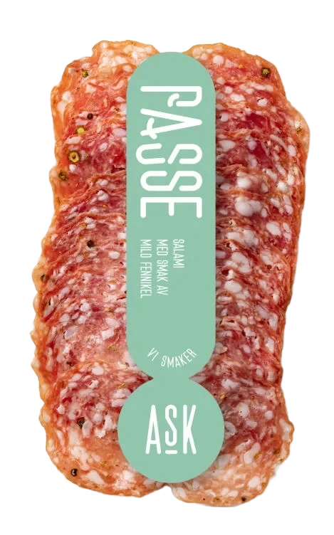 Passe Salami skivet 80g Ask Gård