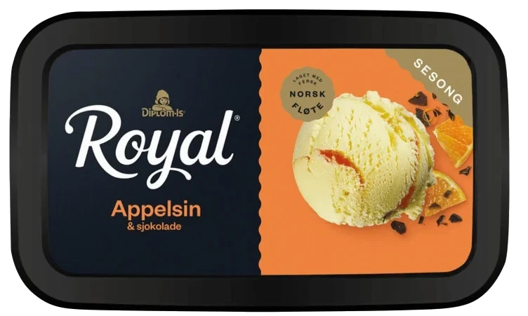 Royal Is Appelsin&Sjokolade 0,9l Diplom-Is