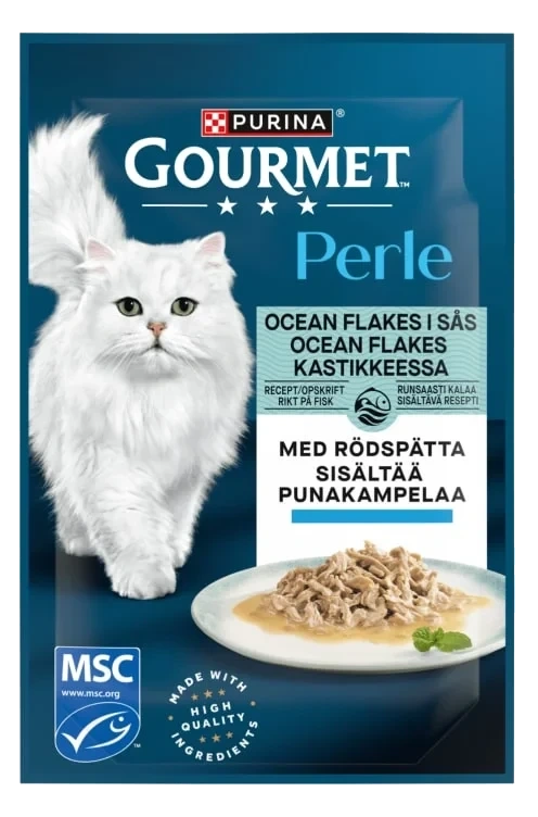Gourmet Perle Ocean Flakes m/Torsk 85g