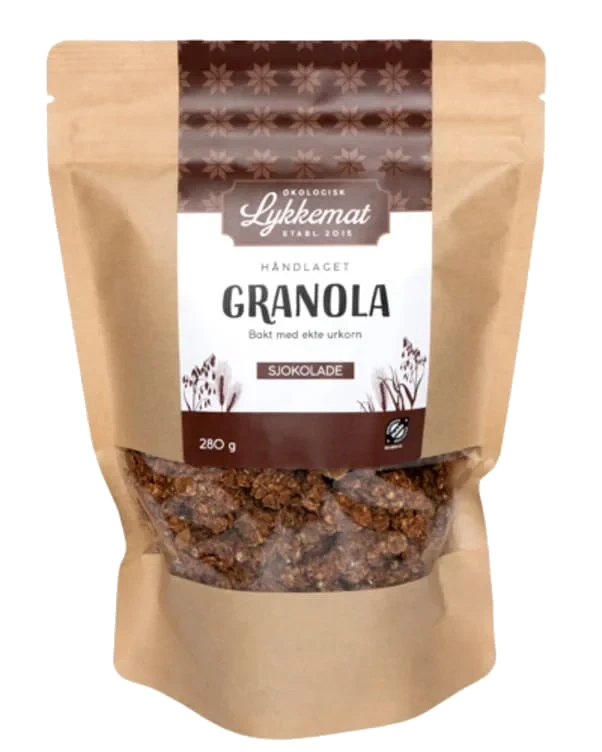 Granola m/Sjokolade 280g Lykkemat
