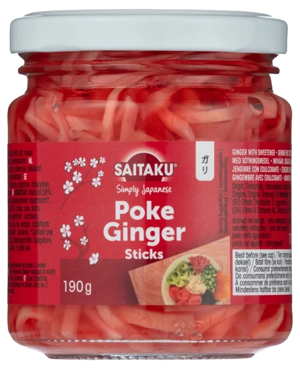 Poke Ingefær Sticks 190g Saitaku