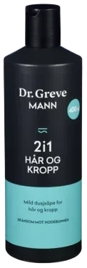 Dr Greve Mann 2i1 Hår og Kropp 400ml