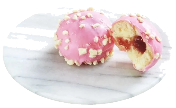 Donutkule Jordbær 5pk