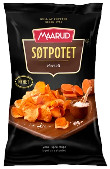 Maarud Søtpotet Havsalt 100g