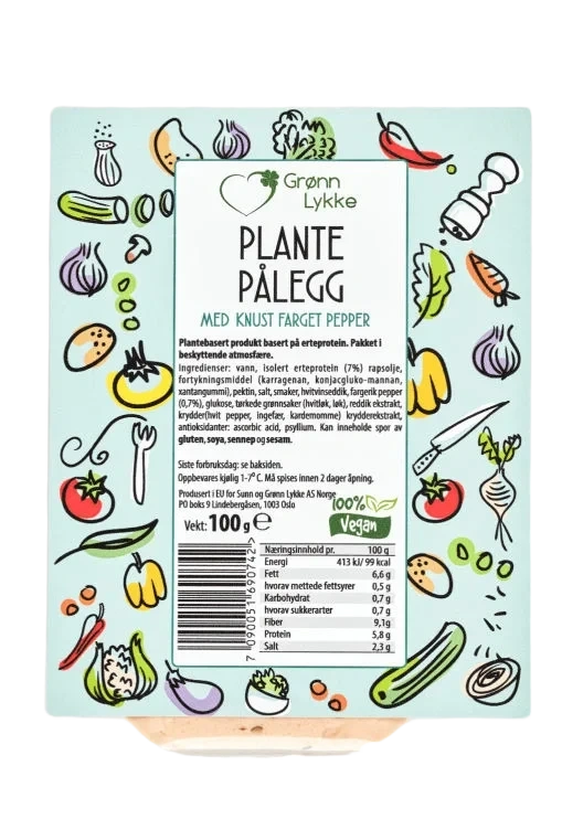 Vegansk Pålegg med Pepper