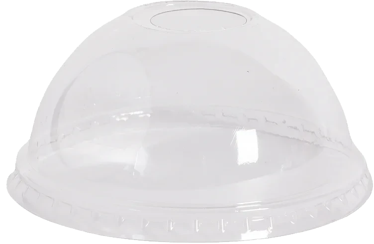 Dome lid m/hull til beger ø95mm   1000stk