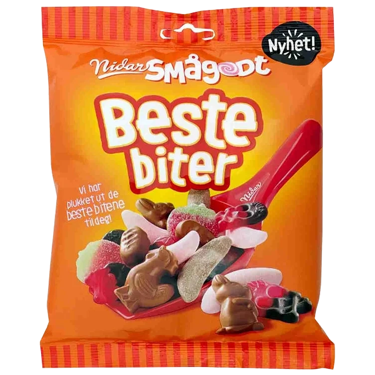 Nidar Smågodt beste biter t 220g