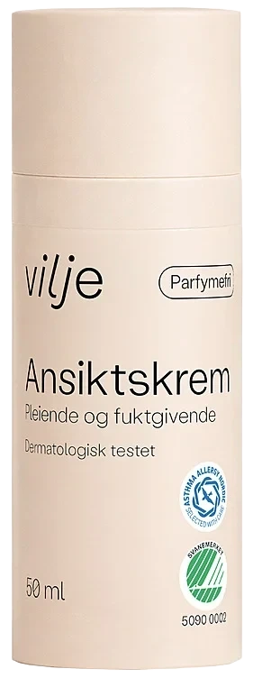 Ansiktskrem 50ml Vilje