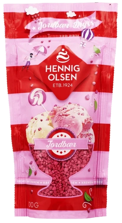 Jordbær Strøssel 100g