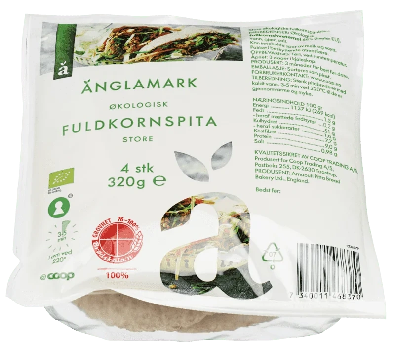Änglamark Fullkornspita 320g