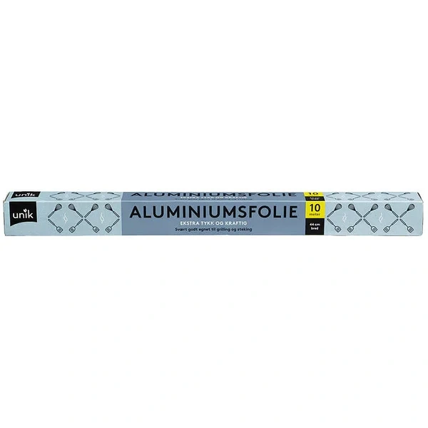 Aluminiumsfolie Tykk 44cmx10m Unik