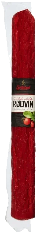 Rødvin Helpølse 500g Jul